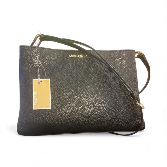 MICHAEL KORS Trisha Leather Crossbody — NWT - Picture 2 of 10